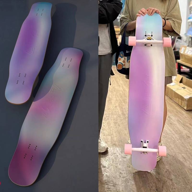 Nbf-girls purple-white air bridge powder wheel